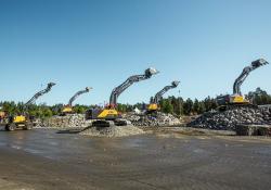 Volvo Days is a demonstration of Volvo CE’s leading product line-up