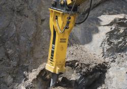 Atlas Copco breaker at work