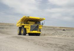 Komatsu 960E rigid dump truck