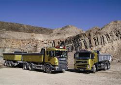 New Volvo FM480 gravel truck with Allison transmission