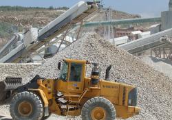 Volvo L150E at Simge's quarry, Bursa, Turkey