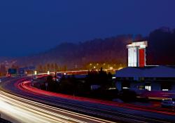 holcim plant at night