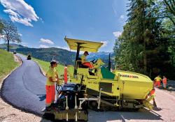 Ammann Foam was used in the Swiss mountains