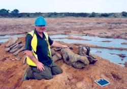 Quarry worker Ray Davies 