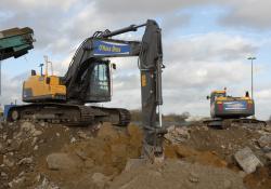 Volvo EC220D crawler excavators 