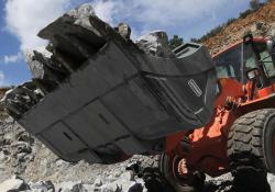 Doosan’s heavy bucket attachment