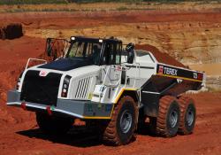 A Terex TA400 articulated dump truck