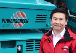 Powerscreen’s sales manager Andrew Yeo 