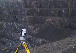 Maptek I-Site 8800 at a quarry site 