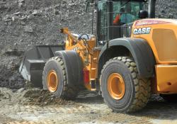 The Case 1021f wheeled loader 