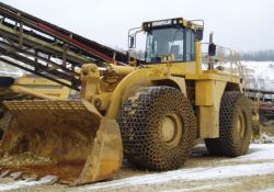 Caterpillar 992 fitted with Erlau R71 TPCs 