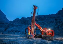 Sandvik's DH350 surface dill rig 