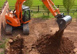 Doosan DX140LCR-3 excavator