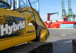 Komatsu HB215LC-1 hydraulic excavator 