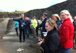 representatives in the MHI Nieder-Ofleiden quarry 