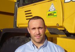 Bell Equipment UK sales manager Richard Higgott 