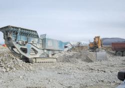 Powerscreen XA400S working in Sochi, Russia