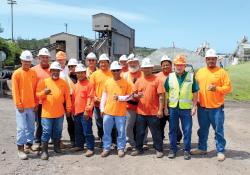 Sandvik’s Hawaiin Cement team