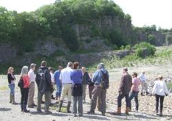 NAM/Restore site visit to Thresfield quarry