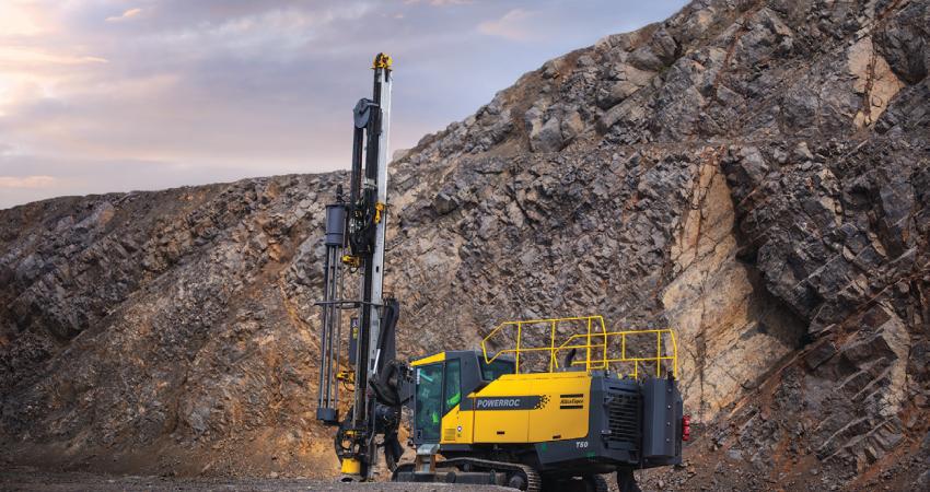 Atlas Copco’s new PowerROC T50 drill rig