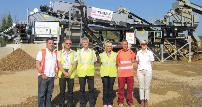 Terex Washing mobile wash plant