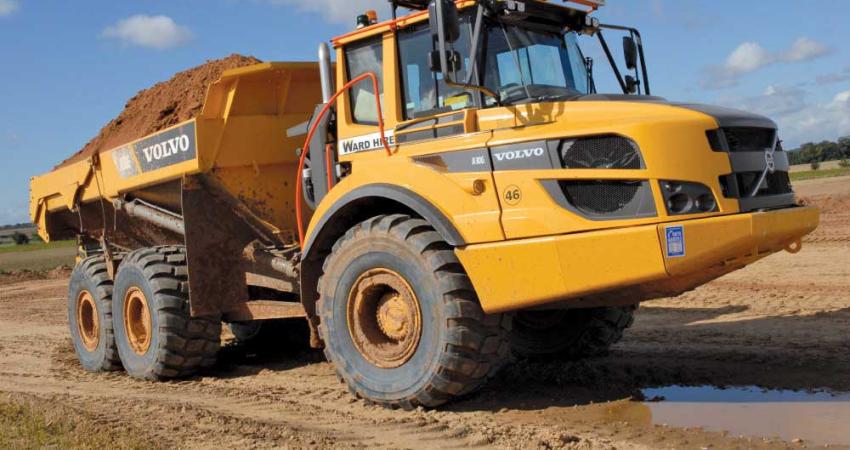 AB Hauling Volvo A30G articulated hauler