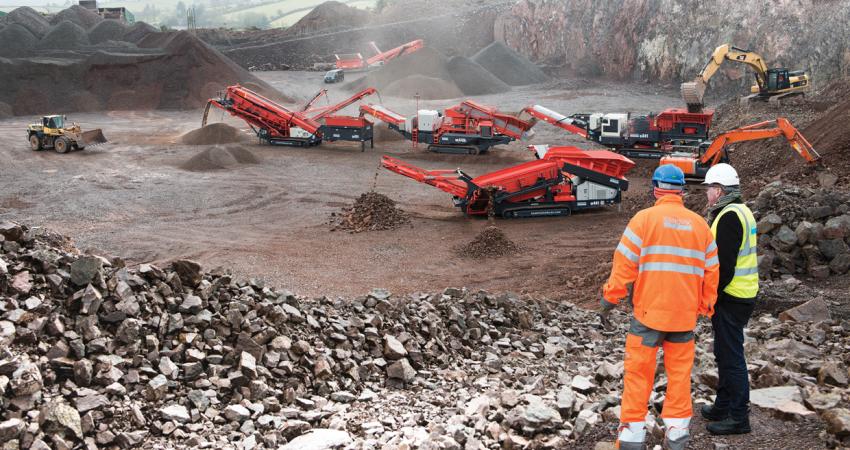 Sandvik Construction mobile crushers and screens 