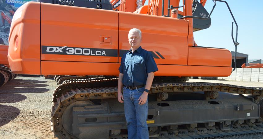 Chris Whitehead, MD of Doosan South Africa