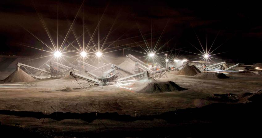 Seepsula’s Senkkeri quarry at night