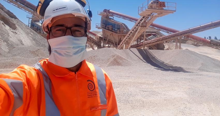 Mohamed Belkoudry at Ciments du Maroc’s Oued Souss quarry