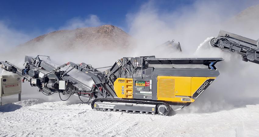 A Namibian quarry took delivery of a Rubble Master RM 90GO! in August 2019, which has helped triple production. 