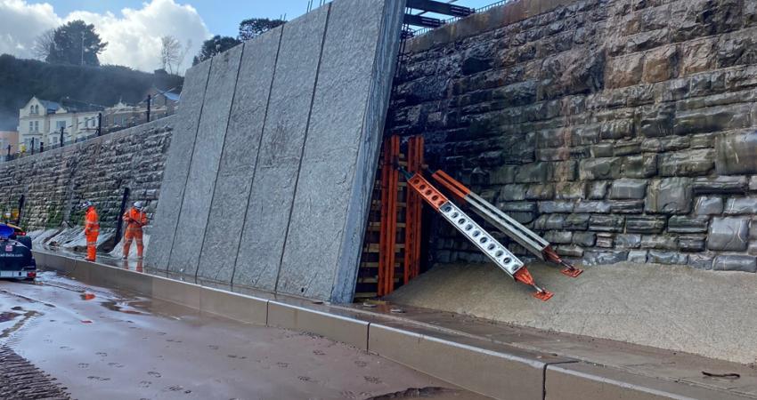 Dawlish Marine Parade panels