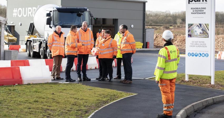 His Royal Highness The Duke of Cambridge at the opening of the centre in February 2020