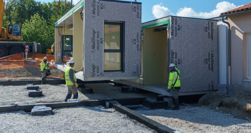 The IFACOM training centre is using low carbon concrete slabs from Hoffmann Greent Cement Technologies