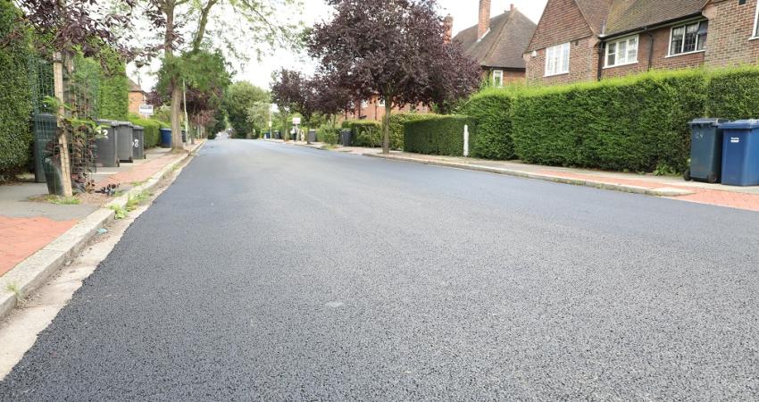 Tarmac’s ULTIPAVE R asphalt was used to resurface a road in the London borough