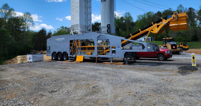 Complete General Construction's new Rapidmix concrete mixing plant