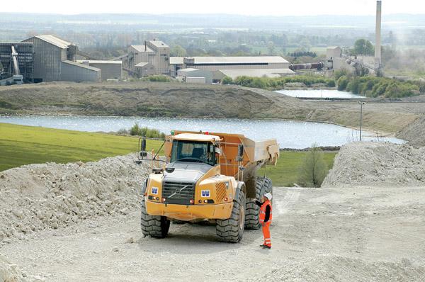 Cemex's new dump truck