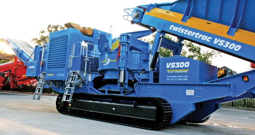 TwisterTrac VS300 VSI impact crusher