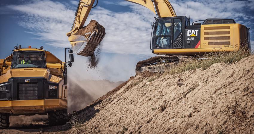 Caterpillar unveils new hybrid excavator