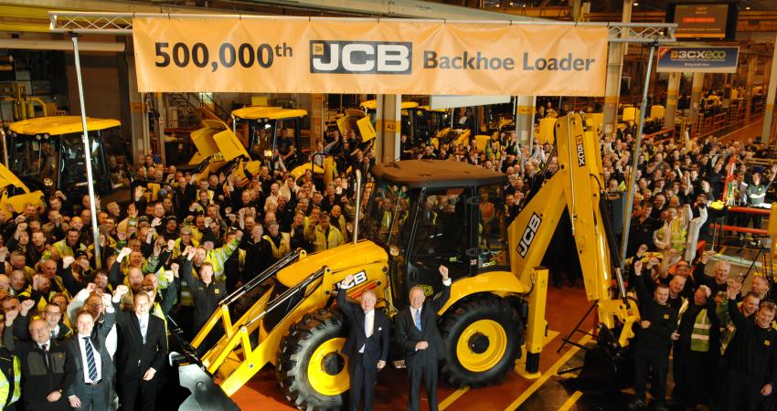 JCB chairman Sir Anthony Bamford and JCB CEO Alan Blake