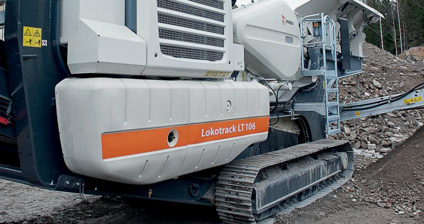 Metso LT106 primary crushing unit 