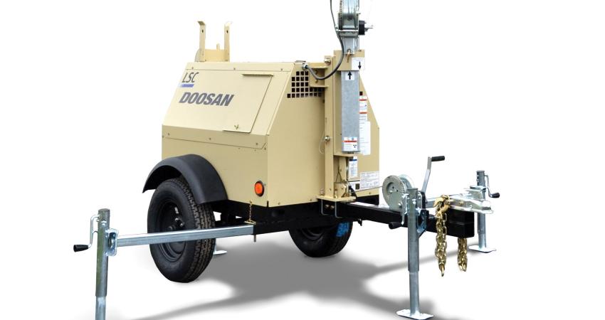 Doosan Portable Power's LSC light tower 