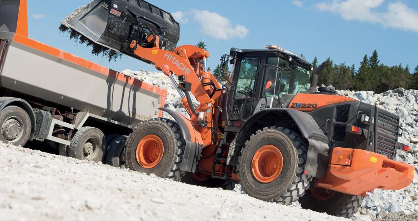 Hitachi ZW220-5 wheeled 