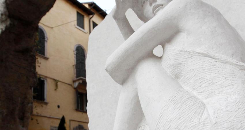 stone sculpture in Verona, Italy, 