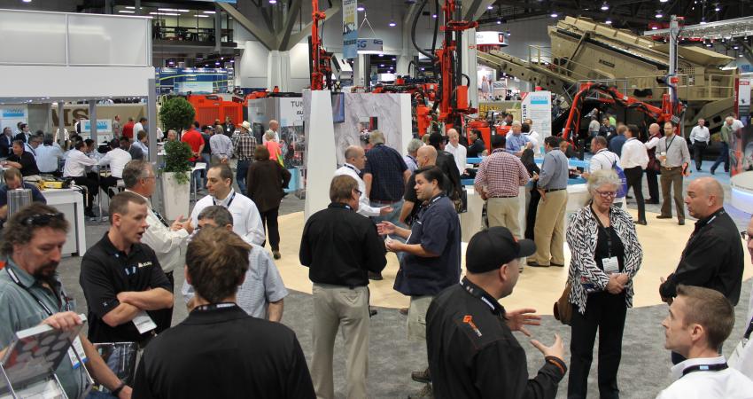 The Sandvik Construction stand at ConExpo-Con/Agg