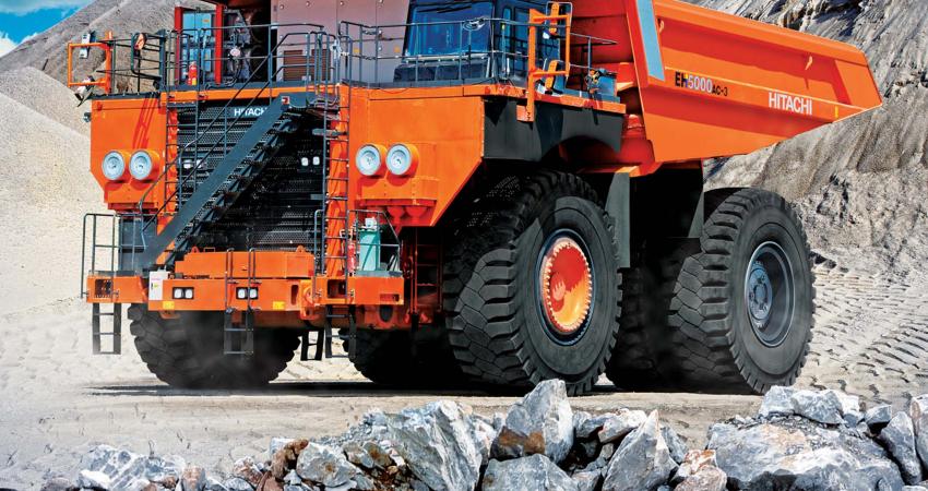 Hitachi’s EH5000AC-3 rigid dump truck