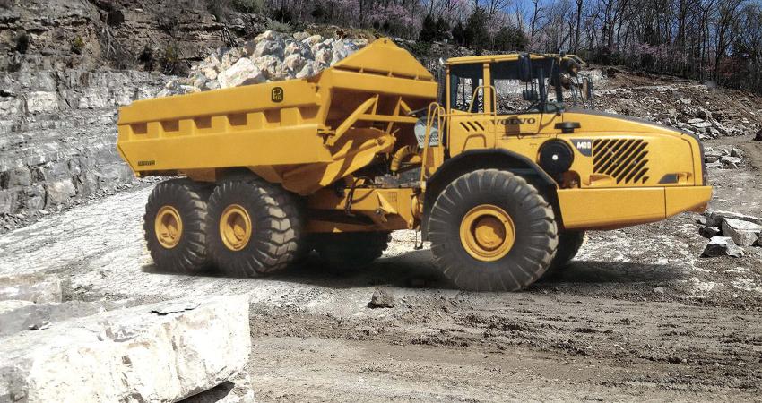 A Volvo A40D ADT with the PHIL ejector body