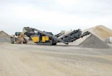 Rockster R1100DE impact crusher