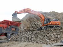 Kelston Sparkes Group's new Hitachi excavator