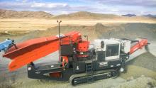 QH331 Sandvik Construction tracked mobile cone crusher 